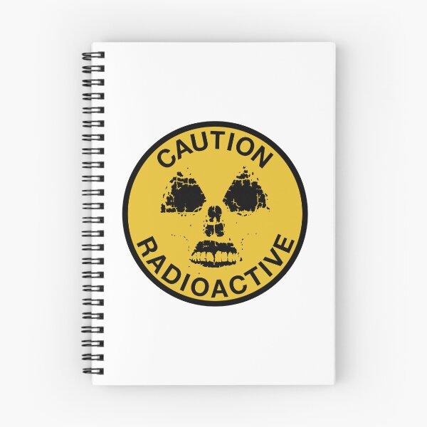Item preview, Caution Radioactive skull symbol designed and sold by Platform11west.