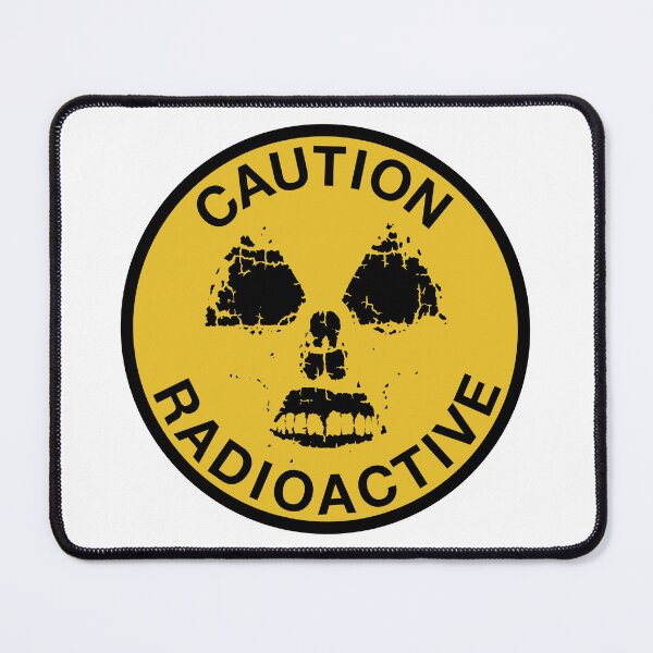 Item preview, Caution Radioactive skull symbol designed and sold by Platform11west.