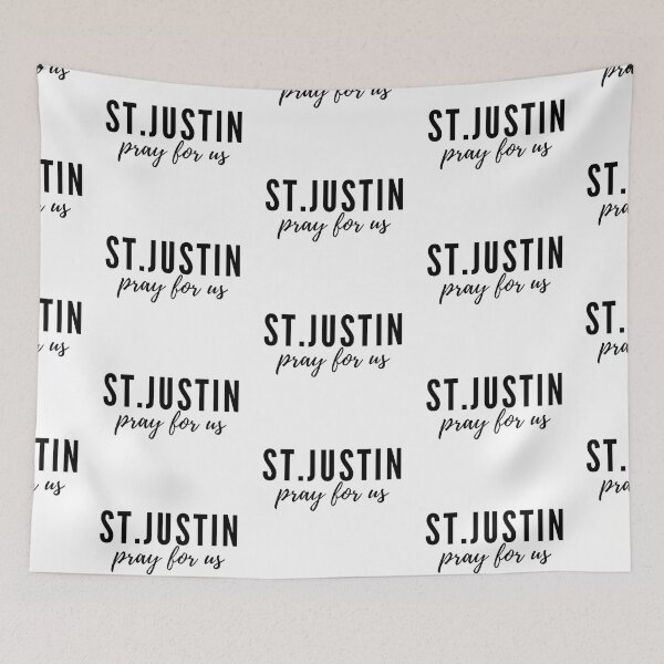 Item preview, St. Justin pray for us designed and sold by delborg.