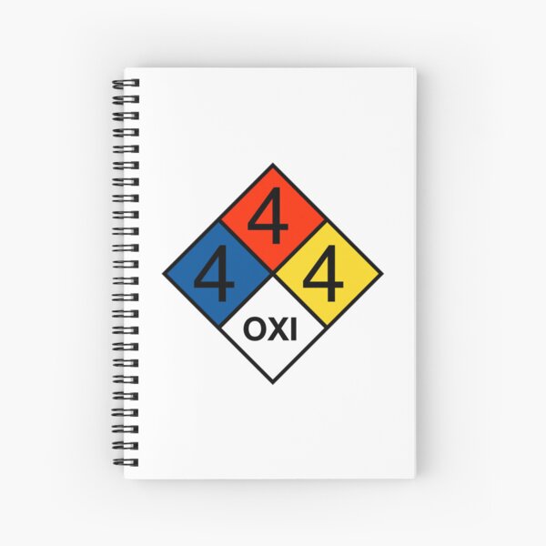 Item preview, warning oxidizer NFPA diamond designed and sold by Platform11west.