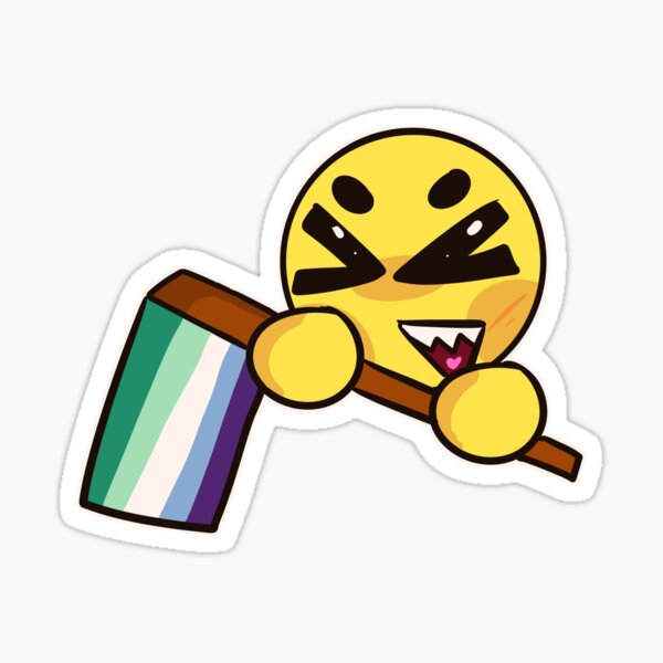 random cursed cute emoji pride pfps i made
