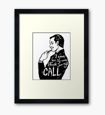 Call Me Framed Print