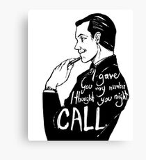 Call Me Canvas Print