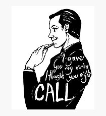 Call Me Photographic Print