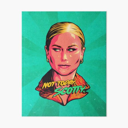 Vista previa del artículo con la obra «Hoy no, Scotty», diseñado y vendido por nordacious.