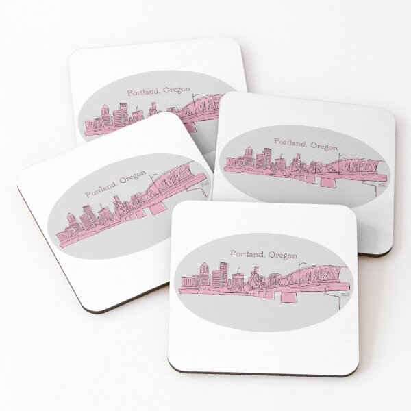 Item preview, Portland, Oregon Single Line Art (Color 5) designed and sold by Billy Talbert Digital Designs.