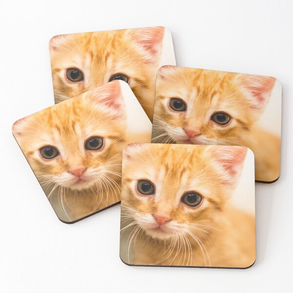 Item preview, Cute orange kitten designed and sold by noblephoto.