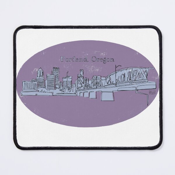Item preview, Portland, Oregon Single Line Art (Color 7) designed and sold by Billy Talbert Digital Designs.