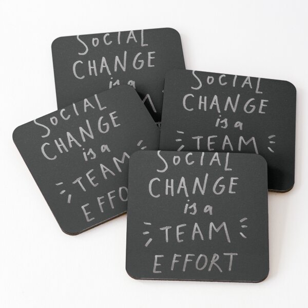 Item preview, Social Change is a Team Effort designed and sold by Cialin Shop.