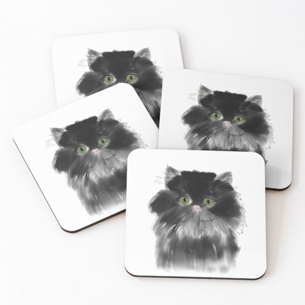 Item preview, gato persa negro designed and sold by -disartist.