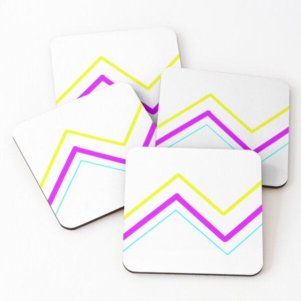 Item preview, Cyan Magenta Yellow retro zigzag lines designed and sold by C.l S.