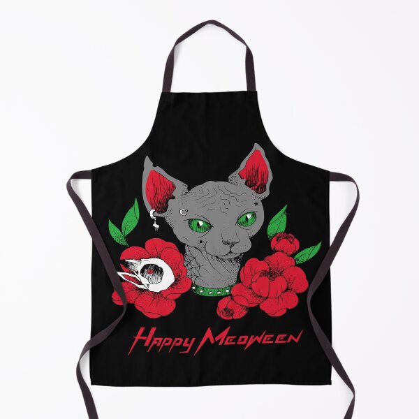 Item preview, Happy Meoween Floral Cat Design With Bird Skull - Happy Meoween Halloween Perfect on t-shirts To stickers designed and sold by LMcDs.