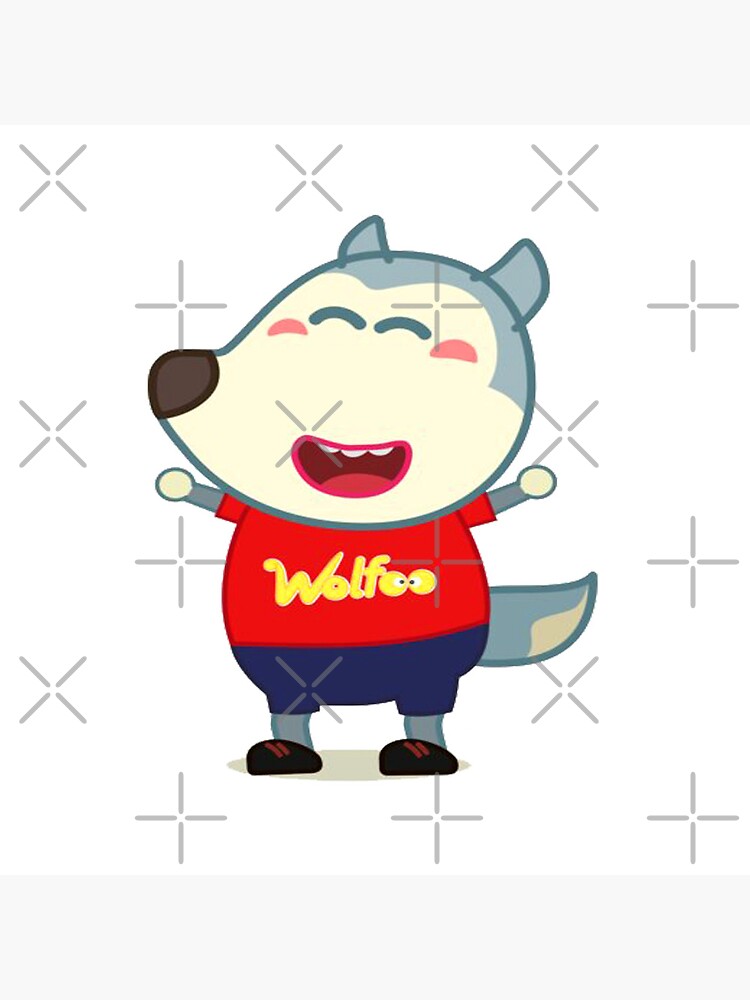 Cartoon wolfoo plush toy animal cute wolfoo family Lucy plush doll