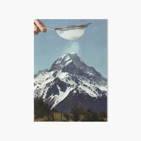 Sifted Summit Art Board Print