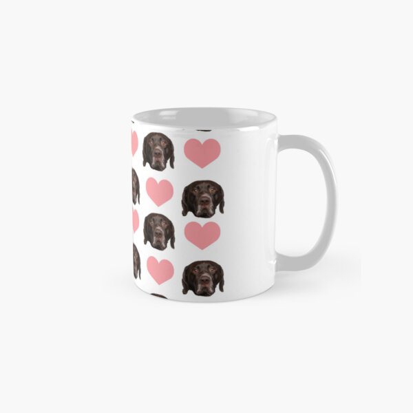 Black Tea Cup Gift for Dog Lovers Dog Mug Funny Lab-Pointer Coffee Mug I Work Hard So My Lab-Pointer Can Have A Wonderful Life