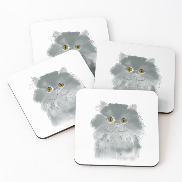 Item preview, Gray Persian cat designed and sold by -disartist.