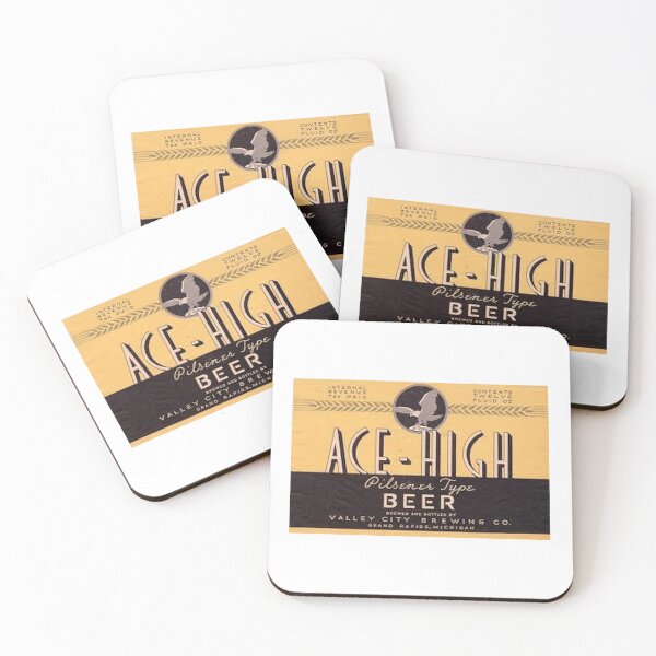 Item preview, Ace-High Beer, distressed designed and sold by uniquenostalgia.