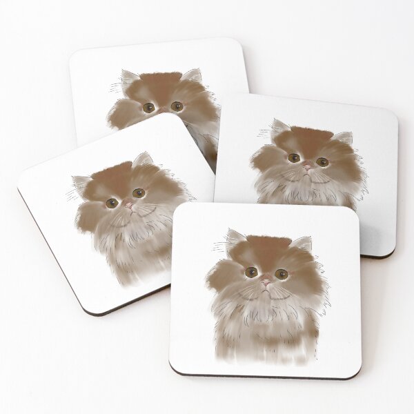 Item preview, Gato persa marrón designed and sold by -disartist.