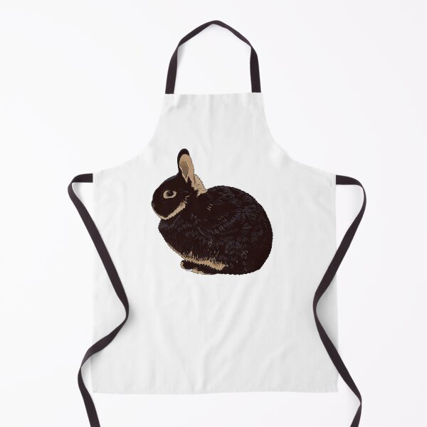 Item preview, Netherland Dwarf Rabbit - Black and Tan Dwarf Rabbit - Dwarf Rabbit designed and sold by EcoElsa.