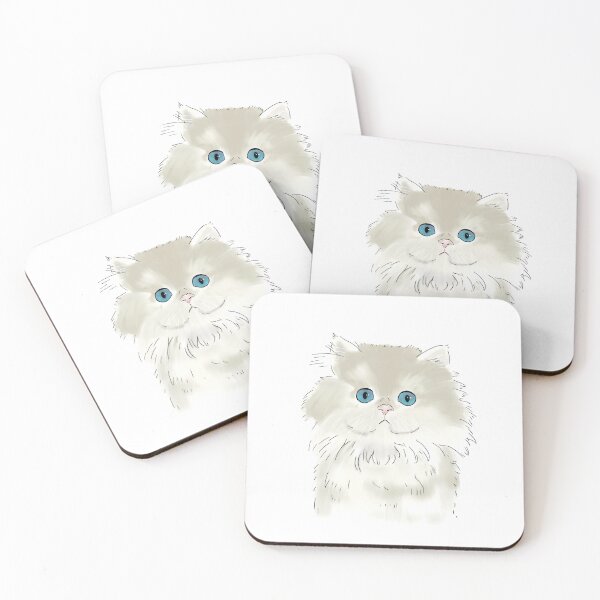 Item preview, White Persian cat designed and sold by -disartist.
