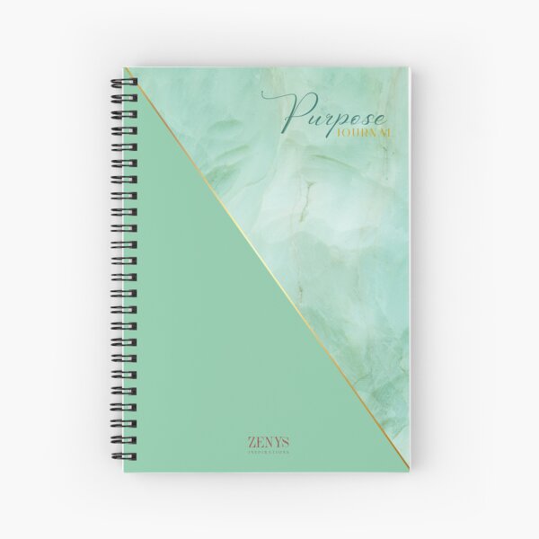 Zenys Inspires Purpose Journal Spiral Notebook