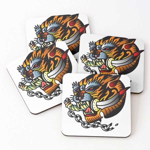 Item preview, Tiger and dagger  designed and sold by Sailingwilly.