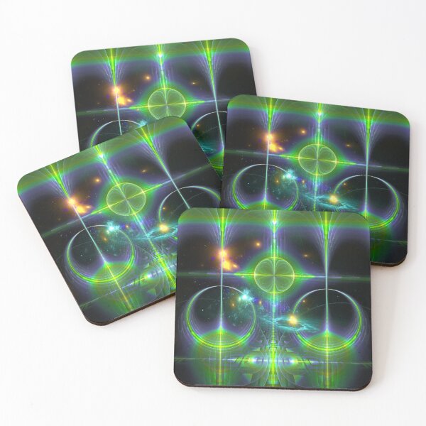 Item preview, Neon Green Fractal Visionary Art designed and sold by Martin W Ball.