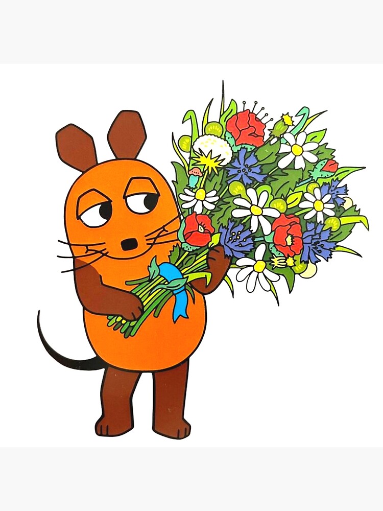 "Die Sendung mit der Maus Die Sendung mit der Maus Flowers" Poster von MondrianuM Redbubble