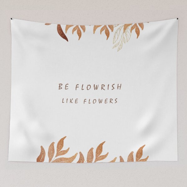 Item preview, inspiring words for flower lovers designed and sold by Arwa21.
