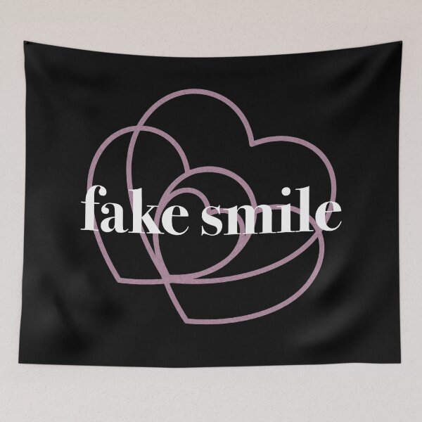 Item preview, fake smile with heart logo designed and sold by remylocks.