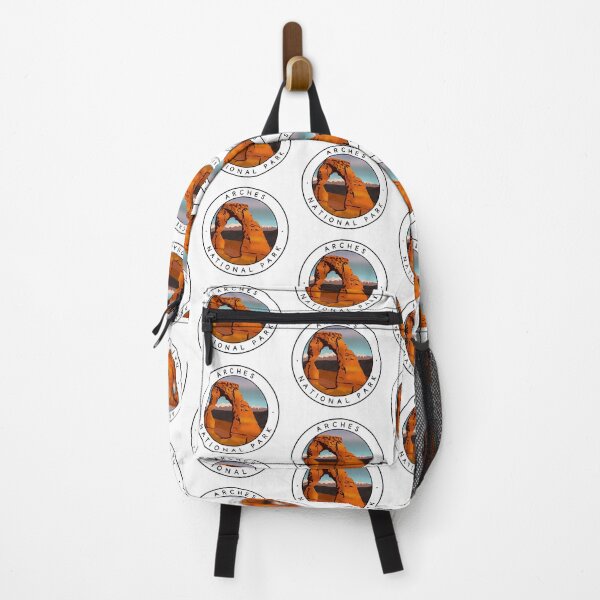 Item preview, Arches National Park Art Round designed and sold by FreestyleTravel.
