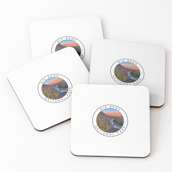 Item preview, Big Bend National Park Art Round designed and sold by FreestyleTravel.