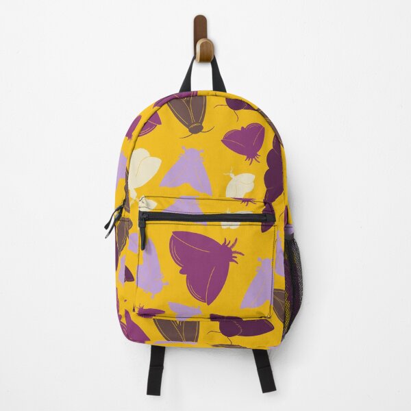 Item preview, Yellow and Purple Moth Pattern  designed and sold by Krystal  Thomas.