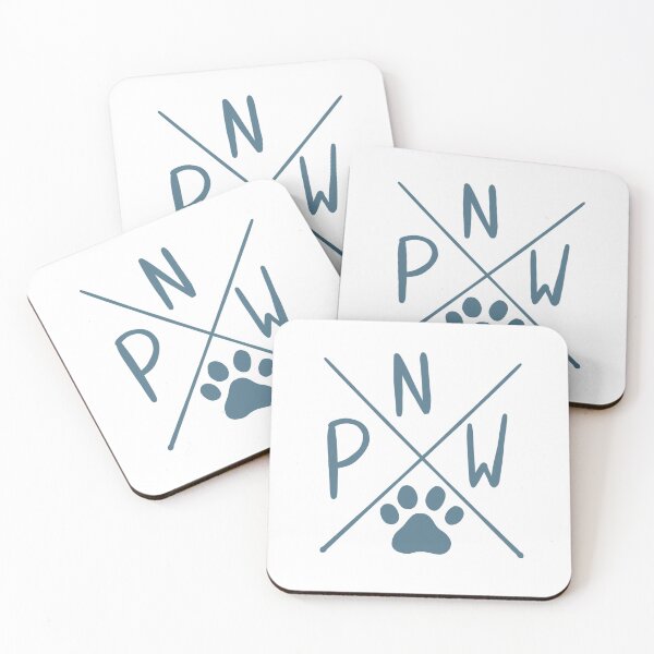 Item preview, Blue PNW Dog Paw Print designed and sold by AlkiCreationsCo.