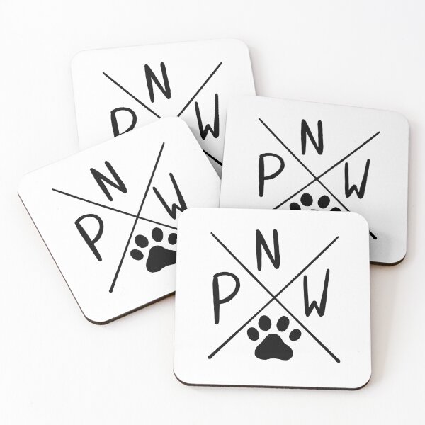 Item preview, Black PNW Dog Paw Print designed and sold by AlkiCreationsCo.