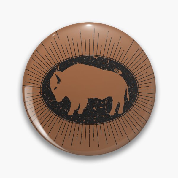 Item preview, Vintage Distressed Buffalo Bison designed and sold by BrobocopPrime.