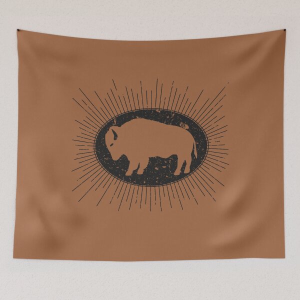 Item preview, Vintage Distressed Buffalo Bison designed and sold by BrobocopPrime.