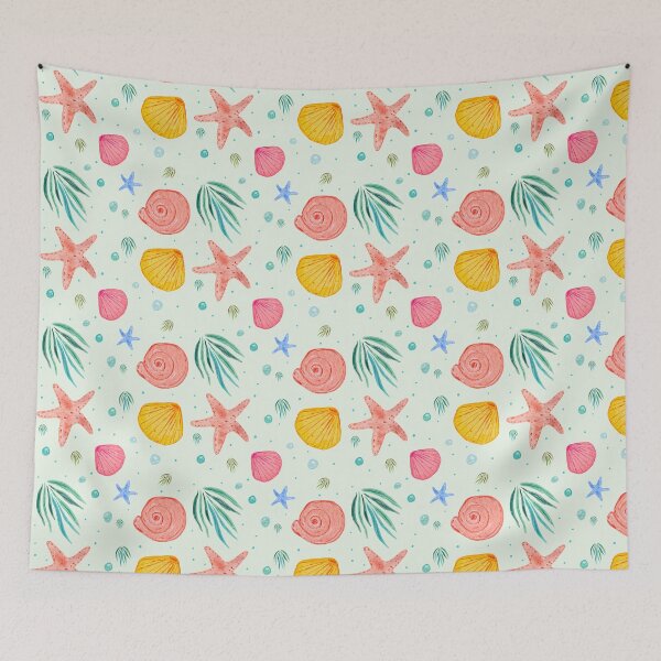 Item preview, Sea Creatures Under The Sea Pattern designed and sold by nabilahcholila.