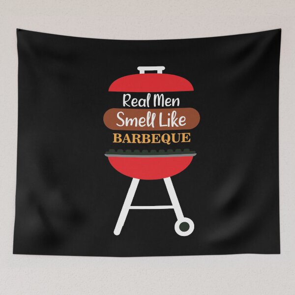Item preview, Real Men Smell Like Barbecue Simple Cool Present For Real Mens designed and sold by pedrored369.