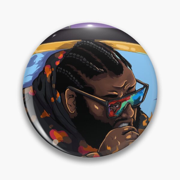 Item preview, "Ruger in da Rain" Painting by Barbados Black designed and sold by DTR Forever.