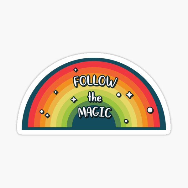 Follow the Magic Sticker