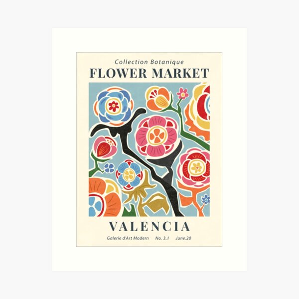 The Collection Botanique Art Flower Poster Art Print