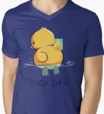 Duck off Men's V-Neck T-Shirt