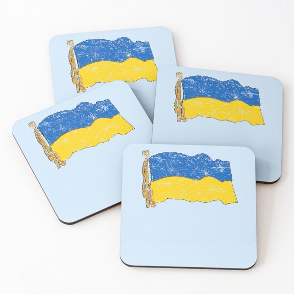 Aperçu de l'œuvre DRAPEAU UKRAINIEN en détresse créée et vendue par LoveAndDefiance.