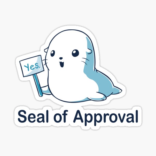 Seal of Approval Sticker