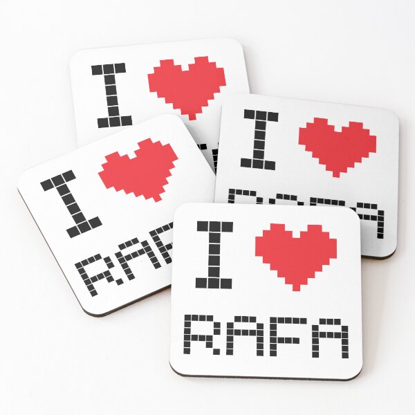 Item preview, I Love Rafa: Tennis Retro Pixel Light designed and sold by OutofFocusShop.