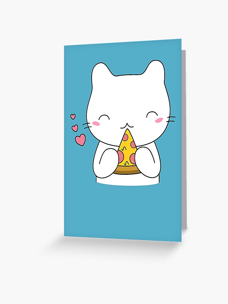 Cats kitten pusheen hipster Greeting Card