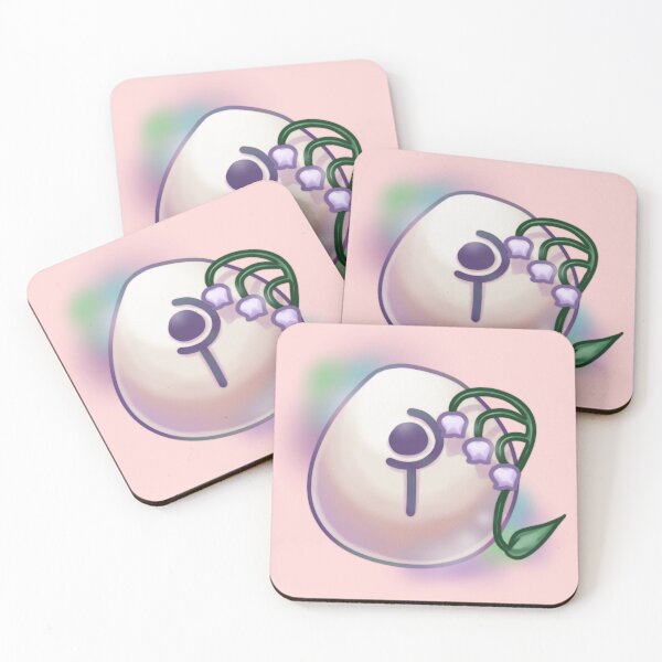 Item preview, White Mage Job Stone with Lily of the Valley designed and sold by angelhalos.