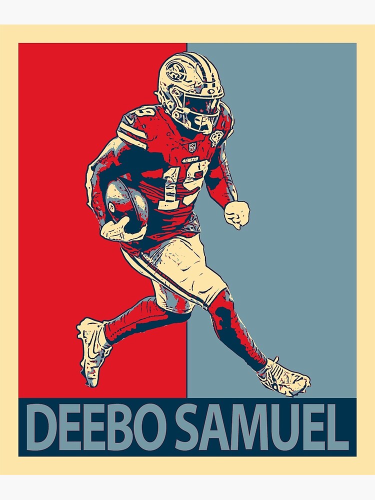 deebo samuel artwork Sticker for Sale by AureliaWright