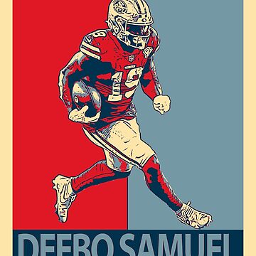 deebo samuel artwork Sticker for Sale by AureliaWright